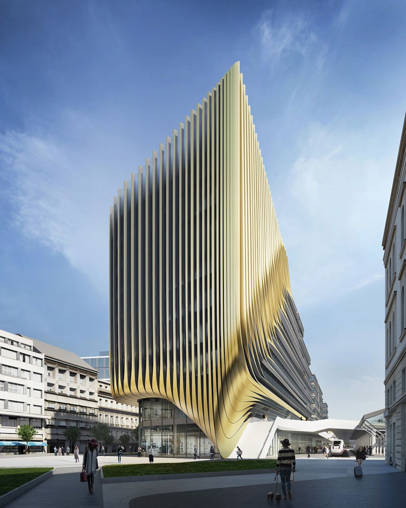zaha hadid architects prague masaryk railway station prague designboom