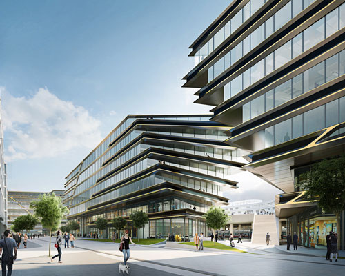 zaha hadid architects to revitalize derelict site opposite prague's railway station