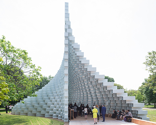 BIG's unzipped wall for 2016 serpentine pavilion revealed in london