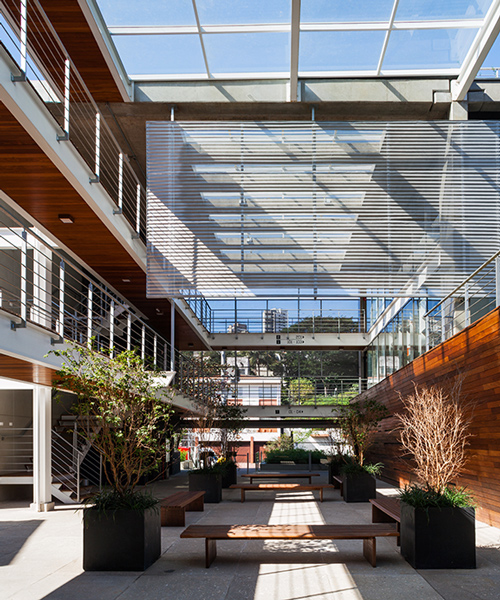FGMF arquitetos integrates porches and gardens into são paulo office building