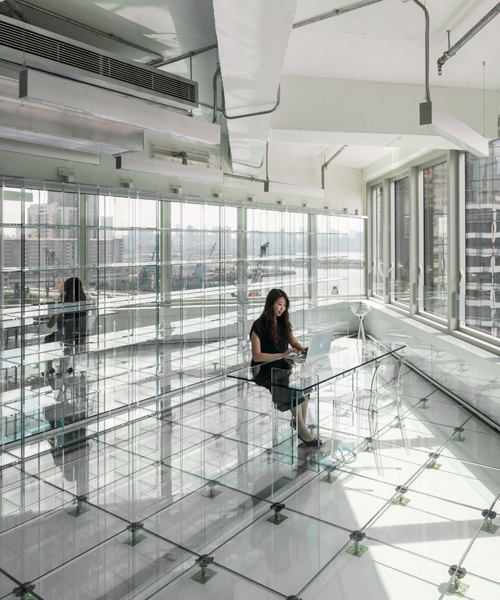 MVRDV transforms factory into office made of glass in hong kong