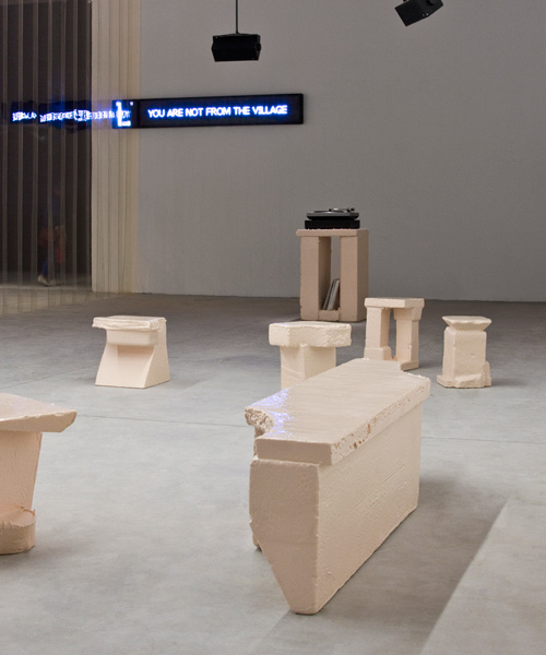 max lamb crafts furniture for the albanian pavilion at venice biennale