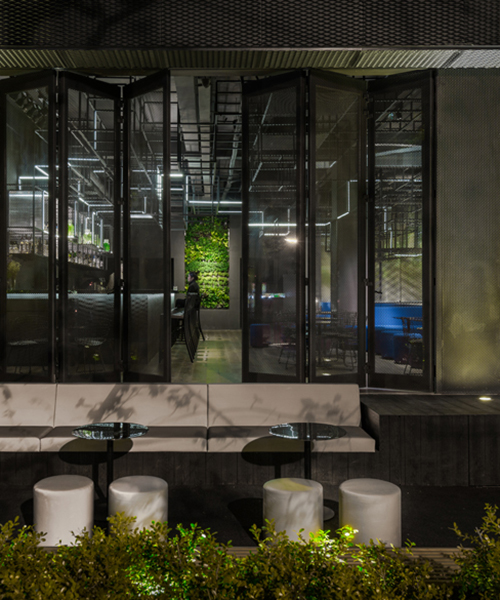 alberto caiola blends natural & synthetic in shanghai's botanist lounge