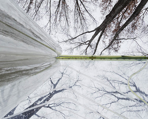 jie zhang and tyler stevermer architecturalize an algae photobioreactor