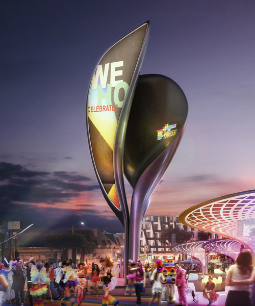 billboard designs for hollywood's sunset strip include proposals from zaha hadid + gensler