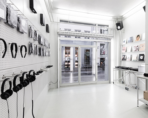 borg bruckner designs flexible interior for AIAIAI flagship store in copenhagen