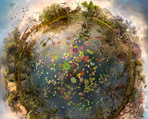 catherine nelson painstakingly pieces together thousands of images to form fictional worlds