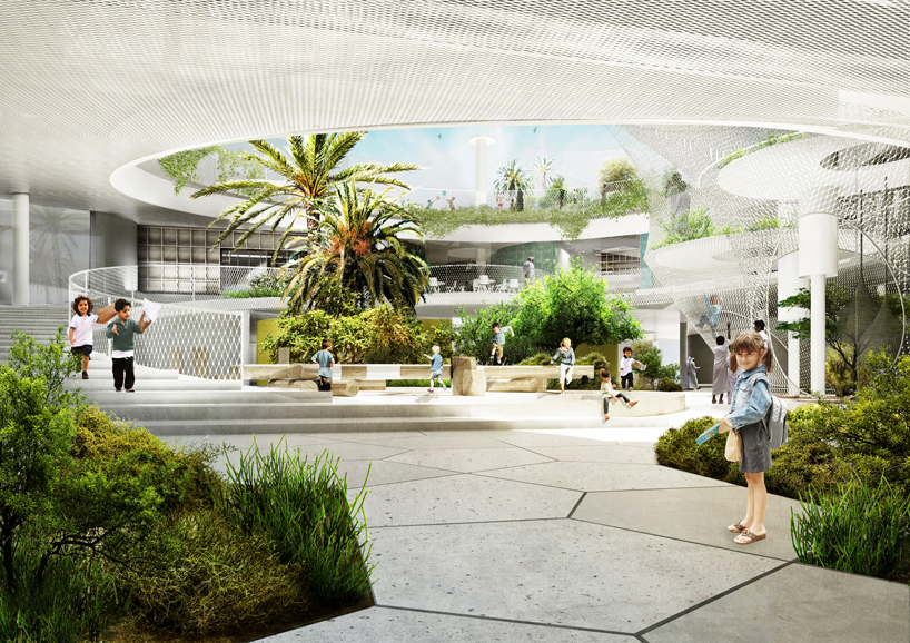 K-12 green school by CEBRA in collab. with SLA & diamond developers