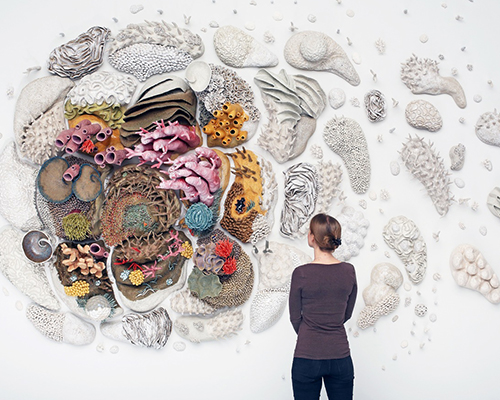 courtney mattison sculpts colossal ceramic coral reefs to reflect our changing seas