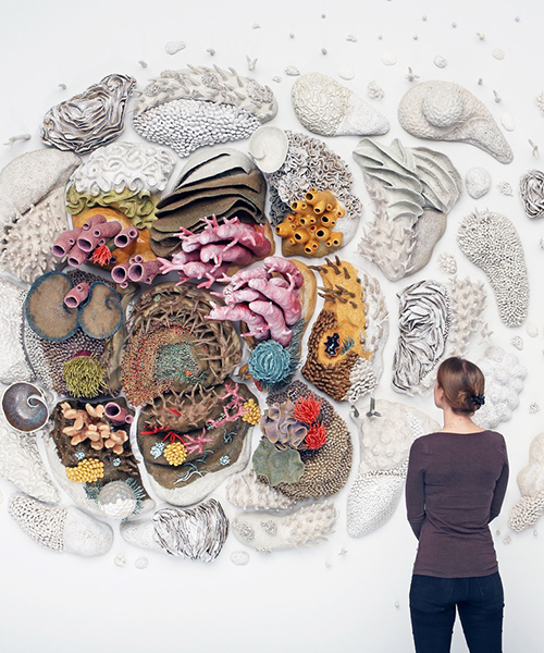 courtney mattison sculpts colossal ceramic coral reefs to reflect our changing seas