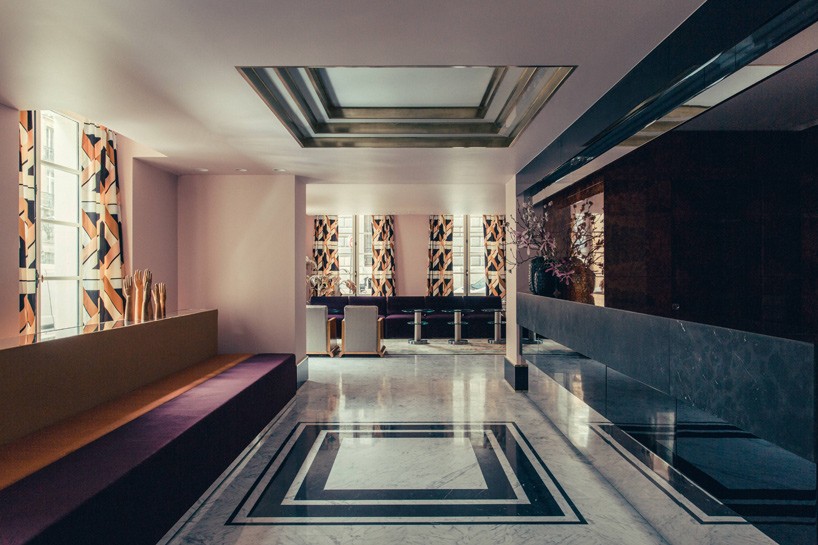 DIMORESTUDIO infuses art deco influences into hotel saint-marc in paris