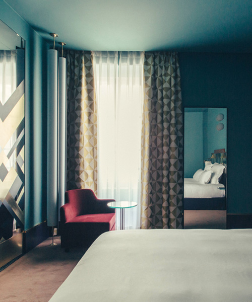 DIMORESTUDIO infuses art deco influences into hotel saint-marc in paris