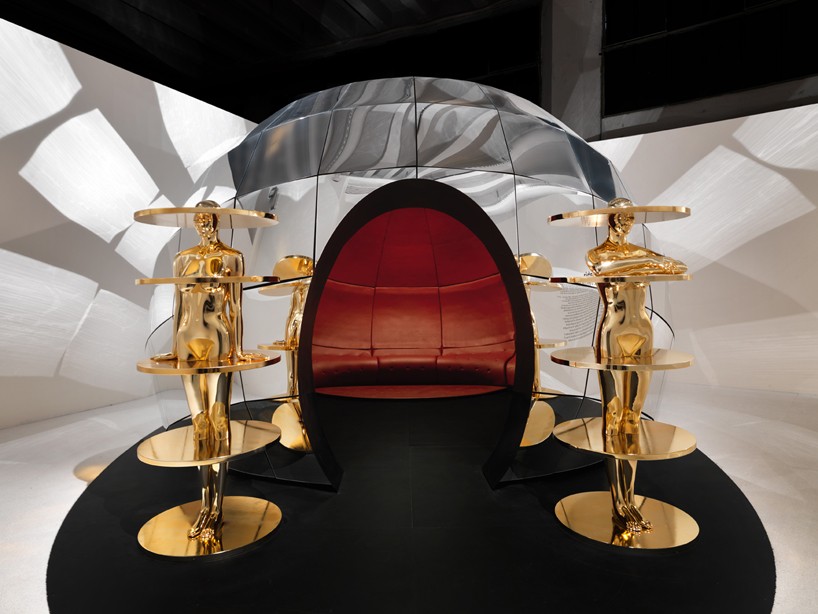 fabio novembre, in collaboration with natuzzi, envisions his 'stanze' as a womb