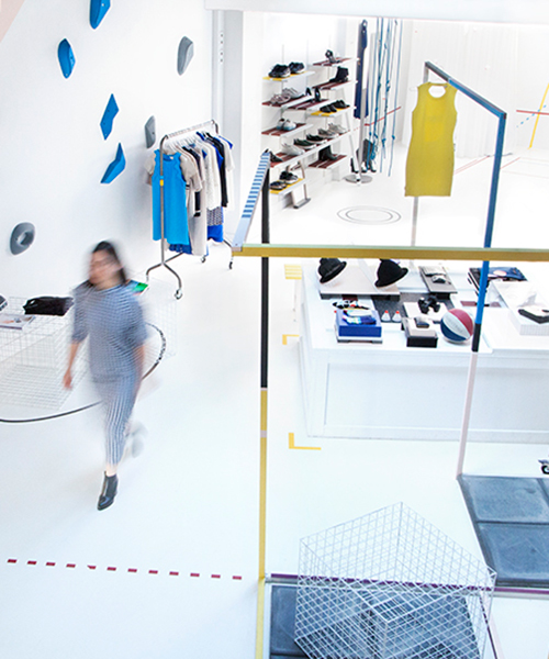 multi-person team creates interior concept for you are here boutique