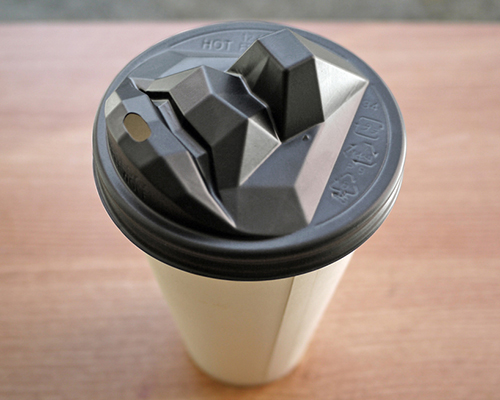 wooseok & paperwolf spread kindness with human lid coffee topper