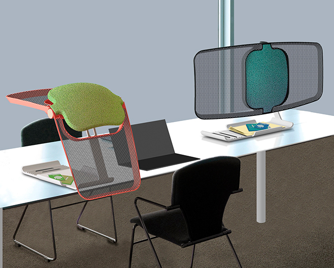 joynout shapes the new era of welfare working-culture with desktop partition screen