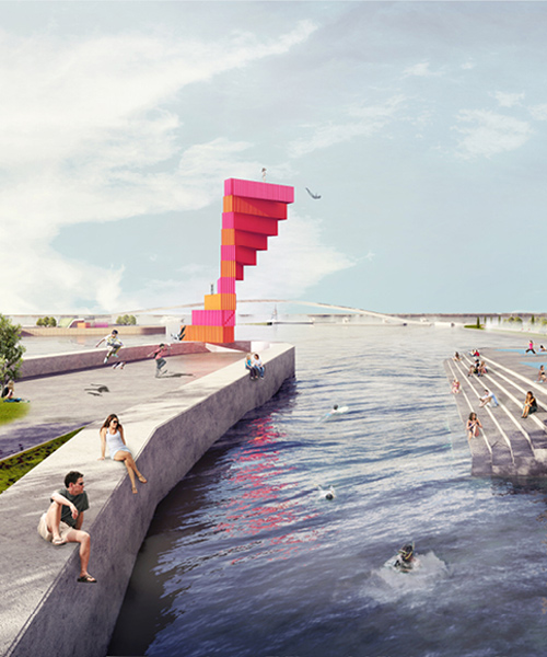 JDS architects plans korsør baths development for an unused ferry port in denmark