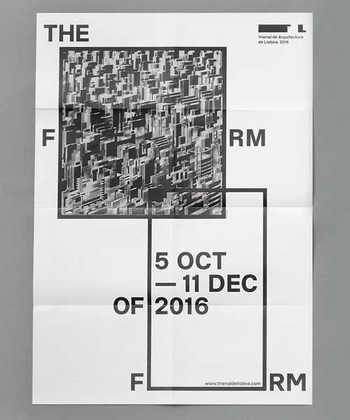 lisbon architecture triennale's visual identity sees R2 endlessly constructing ‘the form of form’