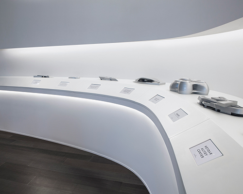 experiential branding by mother design for ZHA's 520W28th