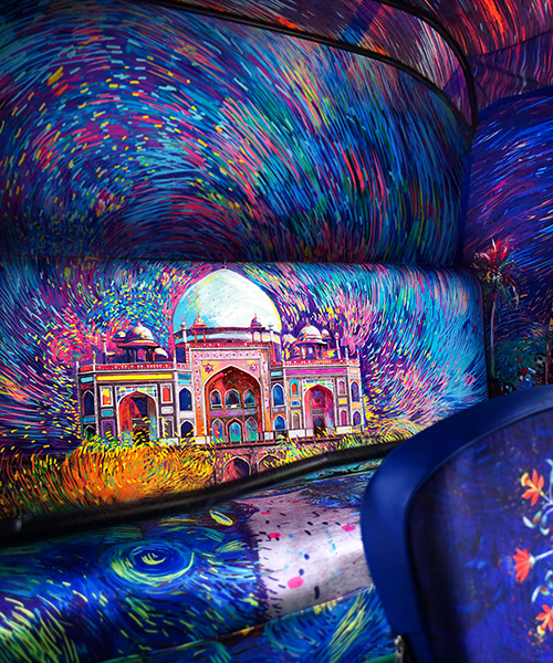 creatives continue to beautify india's cabs for the taxi fabric project