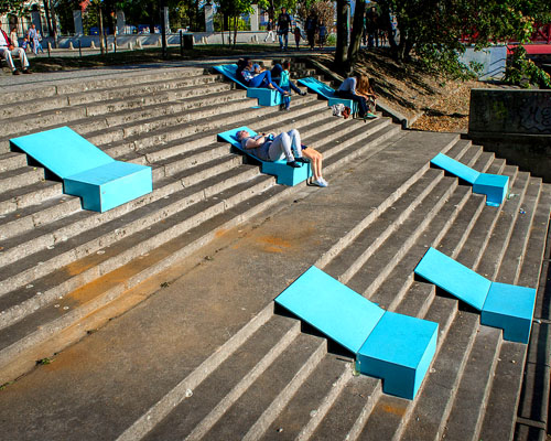 no studio's microinstallations aim to restore neglected locations in poland