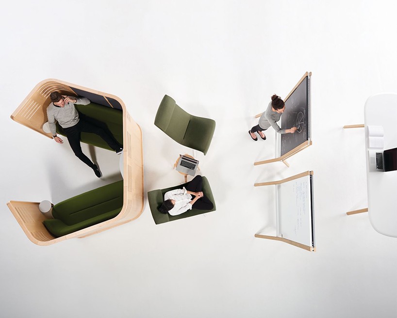 pearsonlloyd designs diverse pieces for teknion workspace collection at NEOCON 2016