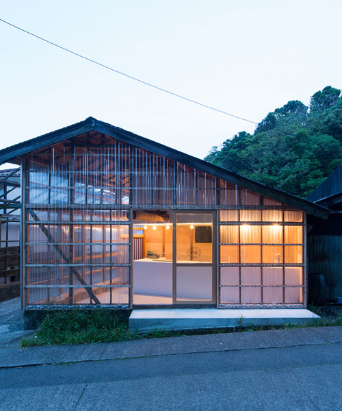 ROOVICE brings transparent bagel shop to small coastal city in japan