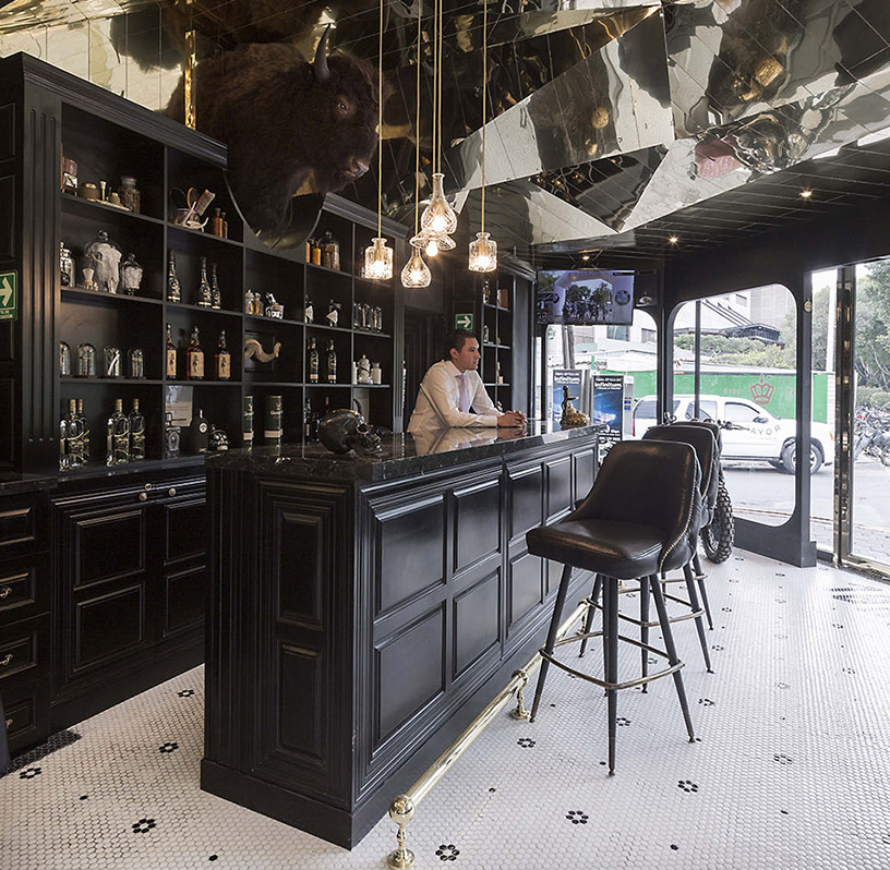 row studio barberia royal barber shop mexico city designboom