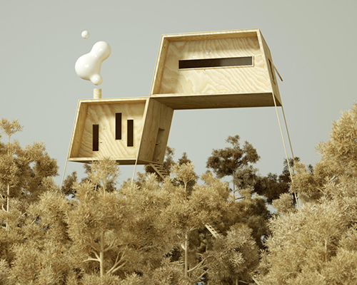 santi zoraidez digitally models fantastical scandinavian summer homes