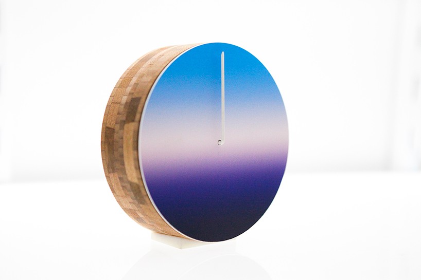 today clock by scott thrift simplifies time into dawn, noon, dusk and midnight