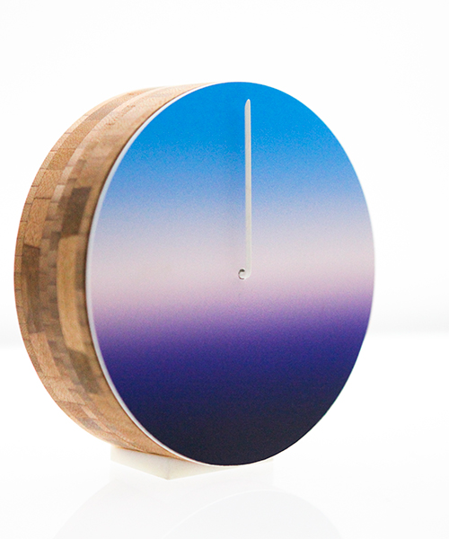 today clock by scott thrift simplifies time into dawn, noon, dusk and midnight