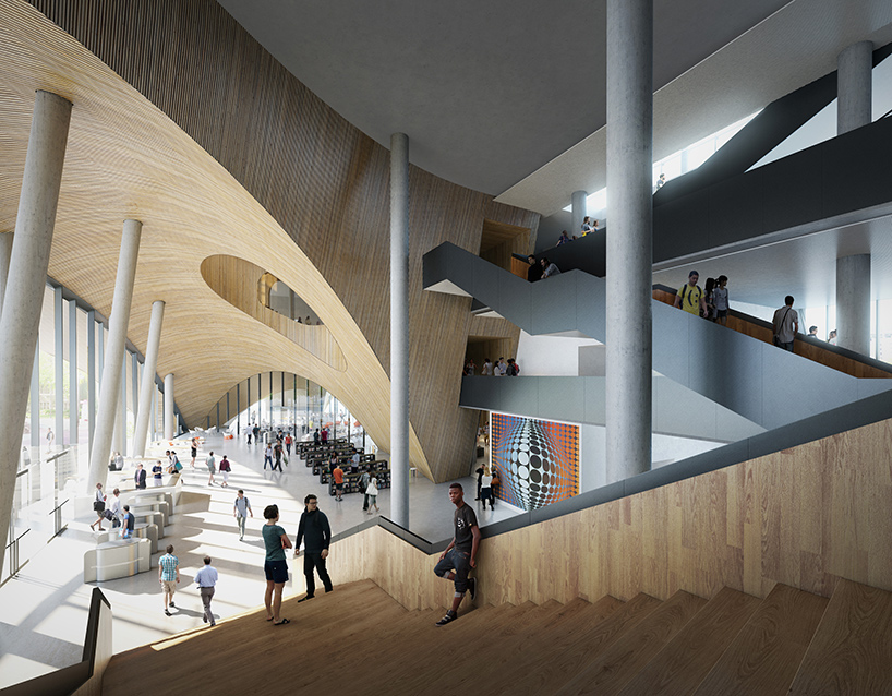 snohetta temple university new library