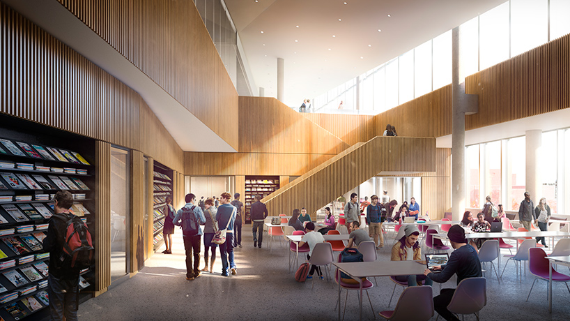 snohetta temple university new library