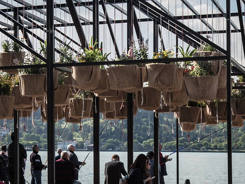 SO? architecture suspends interactive sky garden in istanbul