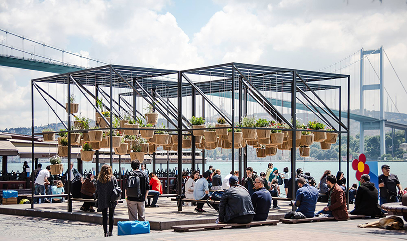 SO? architecture suspends interactive sky garden in istanbul