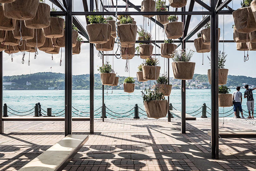 SO? architecture suspends interactive sky garden in istanbul