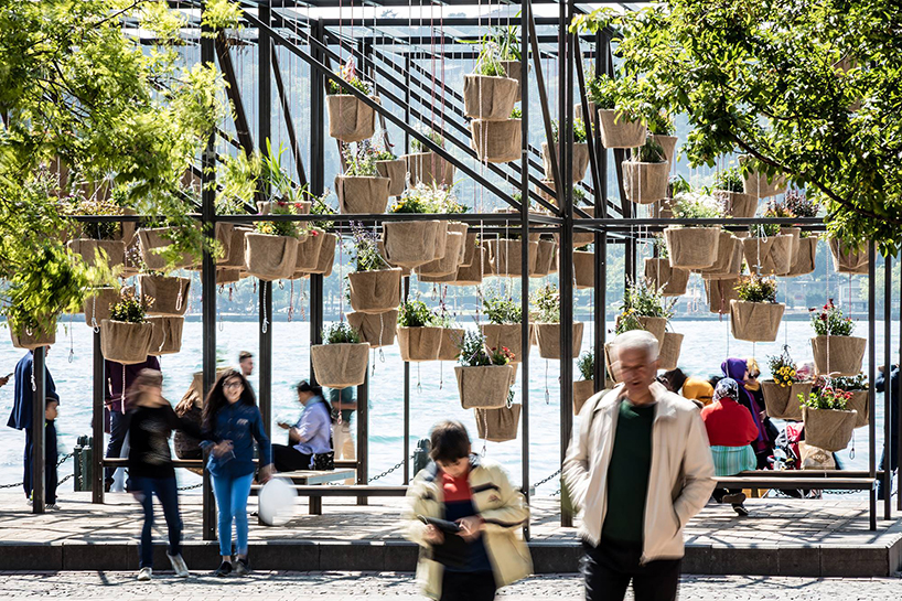 SO? architecture suspends interactive sky garden in istanbul