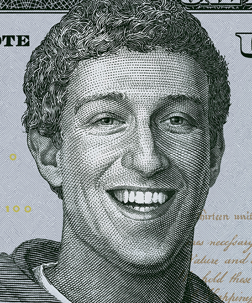 artist envisions billionaires on bills as the new faces of fortune