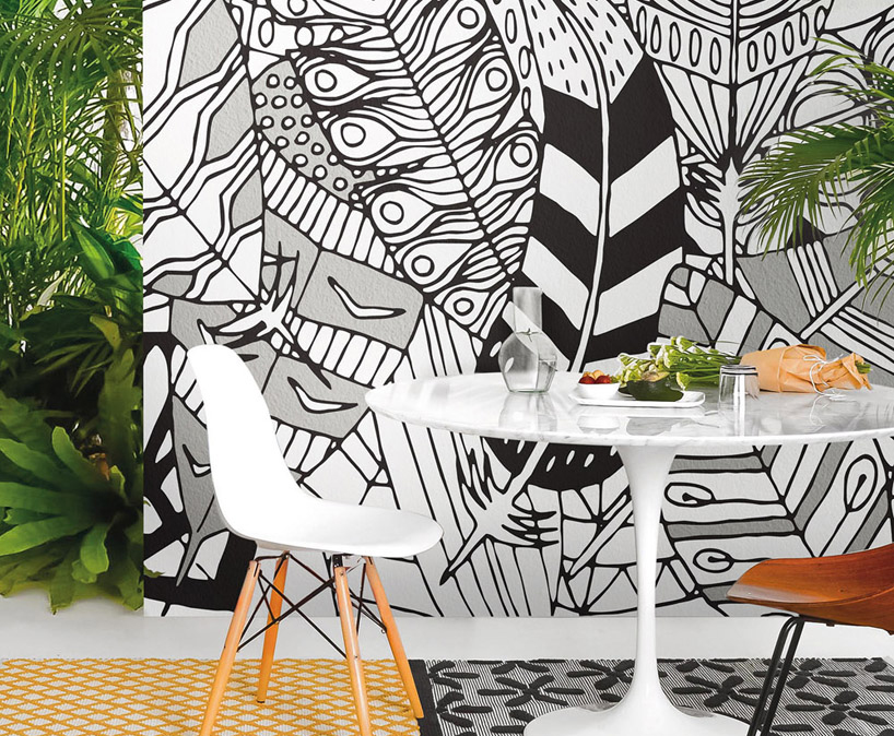 texturae debuts with three nature-influenced wallpaper collections