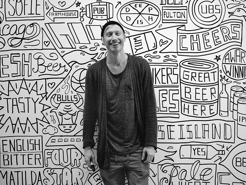 timothy goodman goose island beer mural NYC