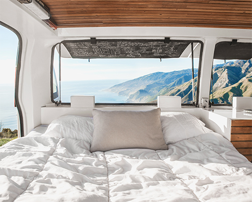 zach both converts a chevy cargo van into a nomadic filmmaking studio