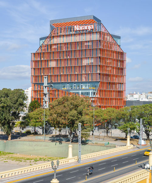 AFT arquitectos adds vibrancy to córdoba's skyline with orange office tower