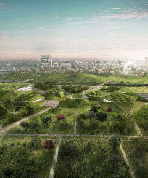 AZPML masterplans sejong national museum as a continuous hill landscape