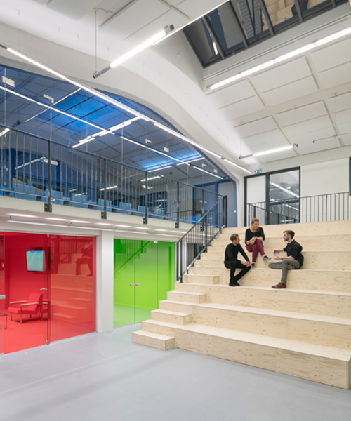 inside MVRDV's vibrant new office space in rotterdam