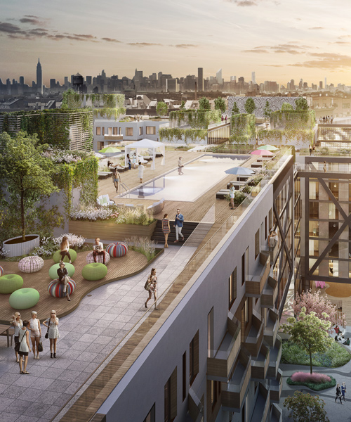 ODA's bushwick II complex in brooklyn is modeled on a european village typology