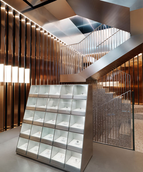 OMA organizes flagship repossi store in paris as three distinct spaces