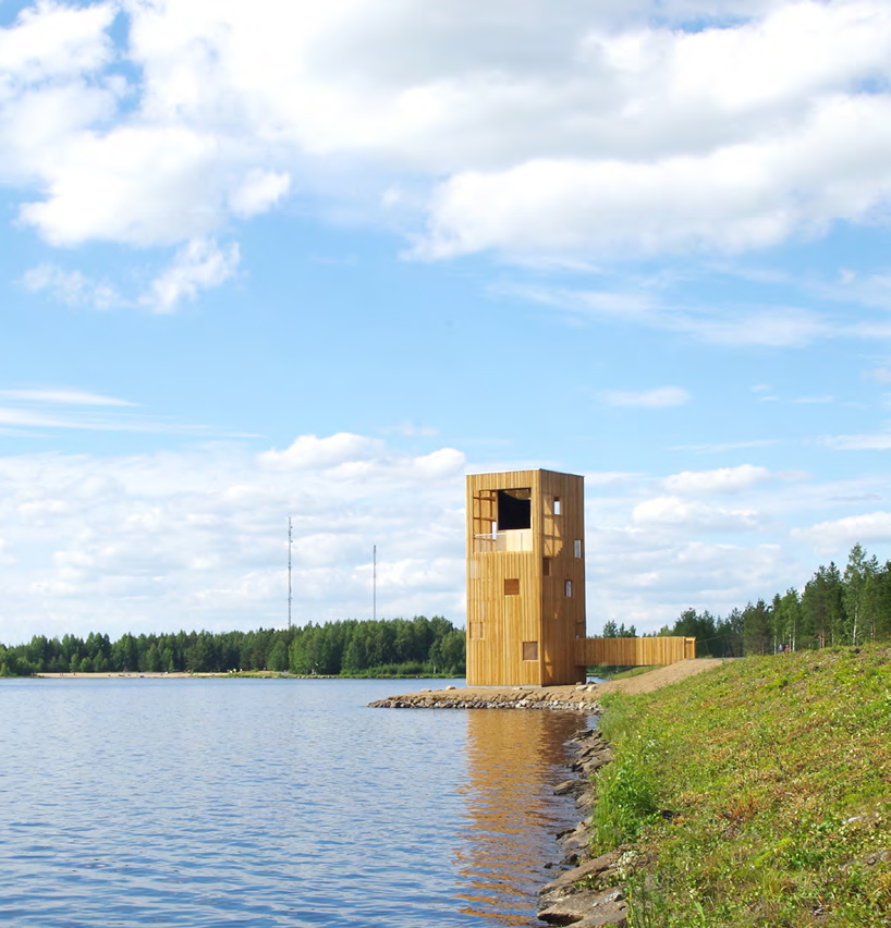 Oopeaa S Wooden Periscope Tower In Finland