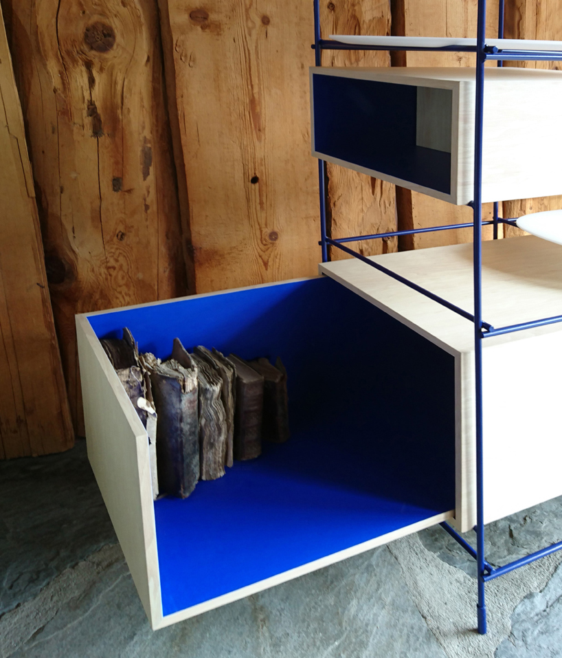 A+A cooren creates cabinet of curiosities for french chalet