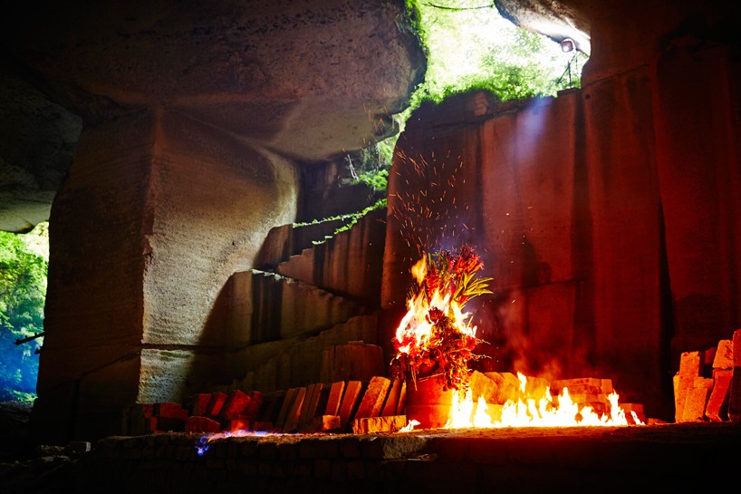 azuma makoto burning flowers designboom