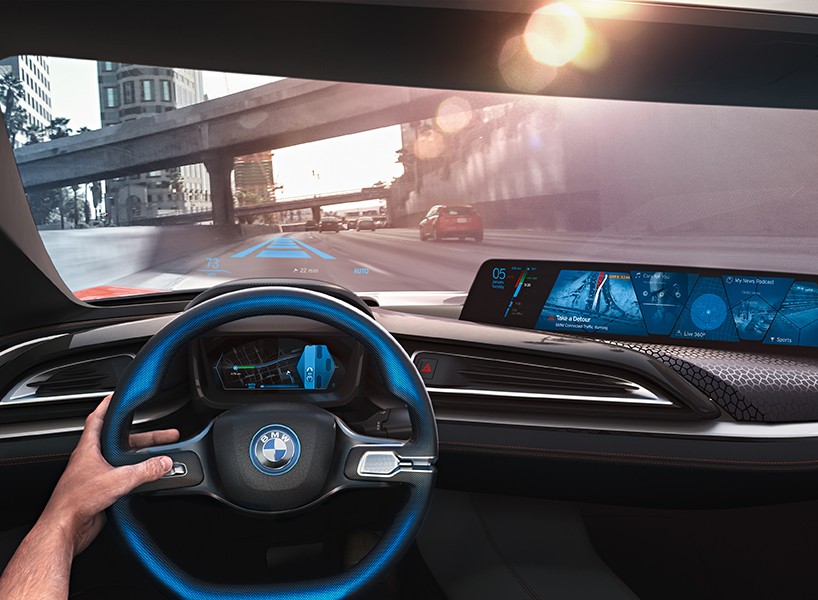 bmw intel self-driving vehicle mobileye designboom